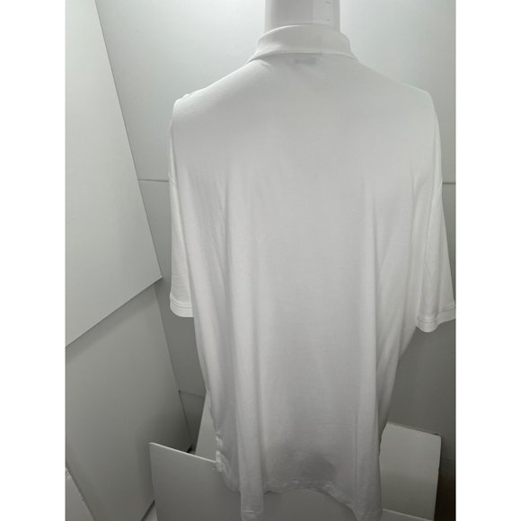 Polo Ralph Lauren Men Polo Shirt White Short Sleeve XXL 2XL New NWT**Defect** - Picture 4 of 7